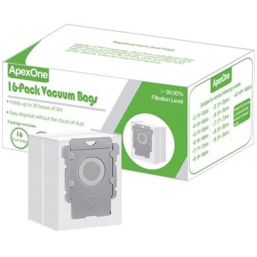 Imagem de ApexOne 16 pacotes de sacos de vácuo para iRobot Roomba Clean Base i7, i7+, i8, i8+, i3, i3+, i4, i4+, i5, i5+ i6, i6+, j5, j5+, j6, j6+, j7, j7+, j8, j8+, s9, s9+, j9, j9+