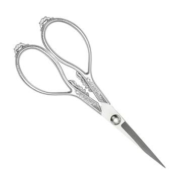 Imagem de Tesoura de bordado de aço inoxidável, tesoura de lâmina extra afiada, tesoura afiada forte para escritório, casa, escola, tecido de costura, suprimentos de artesanato, tesouras multiuso