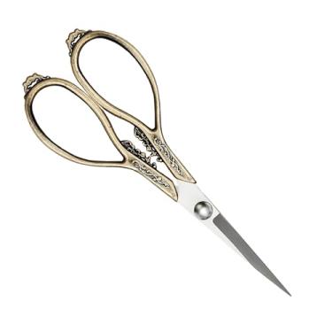 Imagem de Tesoura de bordado de aço inoxidável, lâmina afiada, multiuso, escritório, casa, escola, tecido de costura, material de artesanato