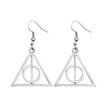 Imagem de Brincos De Gancho De Orelha Hermione Snitch, Pingente De Snitch Dourad