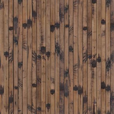 Imagem de Qianglive Papel de parede de bambu – 43,9 cm x 304,8 cm textura realista de ripas de madeira, vinil autoadesivo para parede de destaque, banheiro, sala de spa, decoração natural, impermeável e fácil