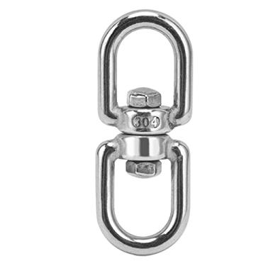 Imagem de Anel giratório olho a olho de aço inoxidável 304 Durável, resistente à ferrugem, resistente à corrosão, conector de chaveiro para balanços, cadeiras suspensas, redes, equipamentos (M16)
