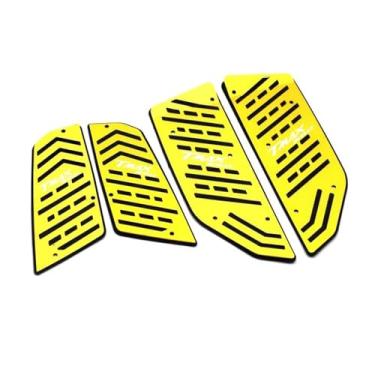 Imagem de Anti-derrapante Pedais dianteiros e traseiros para apoio de pés, para tmax530 dx sx tmax560 tech max 2017-2023 cnc, pedaleira para pés(Gold TMAX560)