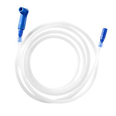 Imagem de Osilly Mangueira de sangramento de fluido de freio de carro de 2,5 m, mangueira de troca de sangramento de freio de veículo com adaptador, substituição de sangria de extrator de fluido de óleo