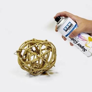 Imagem de Kit 3 Tinta Spray Metálico Prata 350ml - Tekbond