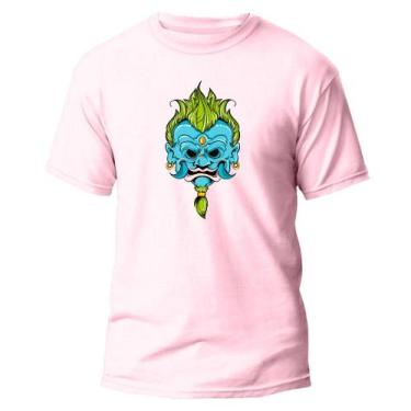 Imagem de Camiseta Basica Algodão Premium Estampada Ogro Azul - Pavesi, Rosa, M