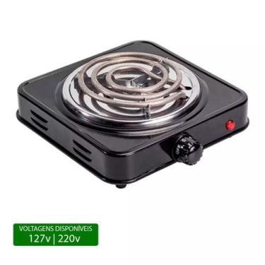 Imagem de Fogareiro Portatil Eletrico Simples 1 Boca Snel Camping Voltagem 127V 