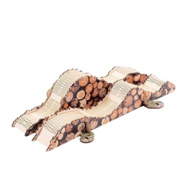 Imagem de menolana Rampa de obstáculos simulada para carros RC Crawler, acessórios DIY fáceis de usar, adereço para cenas de escalada para carros RC em escala 1/24 e, a Onda