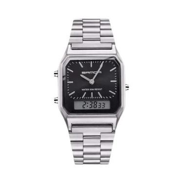 Imagem de Relógio Esportivo De Quartzo Unissex À Prova d'Água De Luxo SANDA Em A