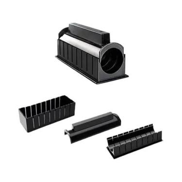 Imagem de Kit De Fabricação De Sushi Japonês 3 Peças 2 Formas Moldes De Arroz Pa