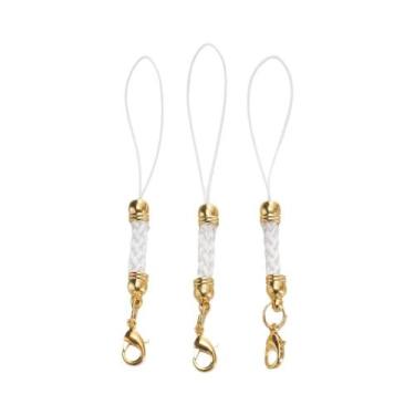 Imagem de Corda Para Chaveiro DIY Com Fecho Lagosta, Argolas De Ligação, Cordão 