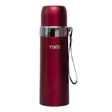 Imagem de Garrafa Térmica Yins 500ML - Vermelho Único-Unissex