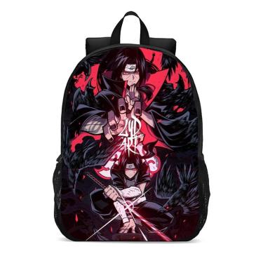 Imagem de Mochila Escolar Infanto Juvenil Itachi Anime Naruto Novidades 0222-Unissex