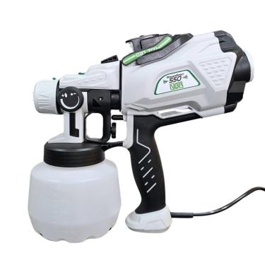 Imagem de Nauber Pistola de Pintura Elétrica 550W C/Led Power Spray Branco/Preto - 220V