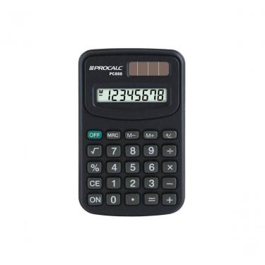 Imagem de Calculadora Pessoal Procalc Pc8888 Dígitos Preta