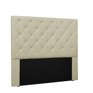 Imagem de Cabeceira Tania Para Cama Box Casal 140 cm Corino Bege  - D'Rossi