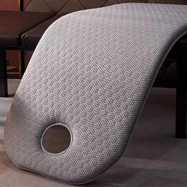 Imagem de Tampo de mesa de massagem - Almofada de cama de espuma viscoelástica com faixa elástica e orifício de respiração facial - Ideal para acessórios de spa, cílios e terapia de massagem