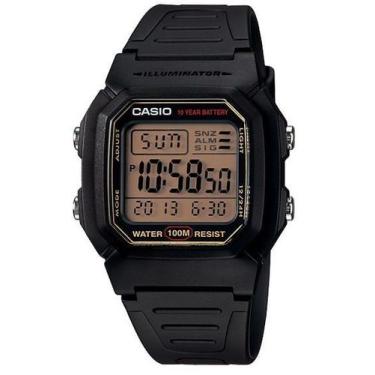 Imagem de Relógio CASIO masculino digital W-800HG-9AVDF, Preto