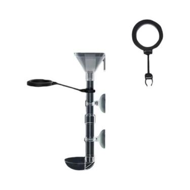 Imagem de Alimentador De Peixes Telescópico De Acrílico Transparente, Dispensado