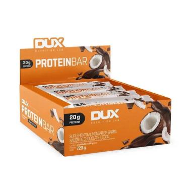 Imagem de Barra De Proteína Protein Bar 60g Chocolate E Coco 12un Dux-Unissex