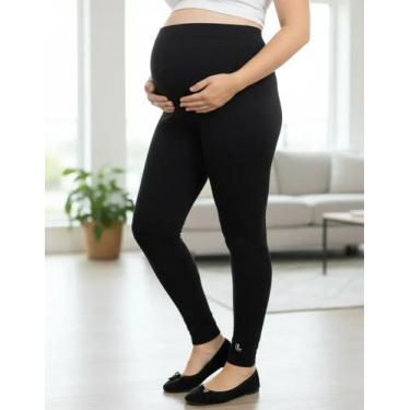 Imagem de Calça Legging Gestante Loba Lupo Sem Costura Confortável 41853, P (36-