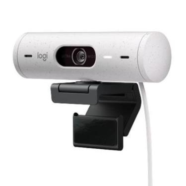 Imagem de Webcam + Suporte Logitech Brio 500 Full HD, 1080p, 30 FPS, com Microfones Duplos, USB, - 960-001426-Unissex