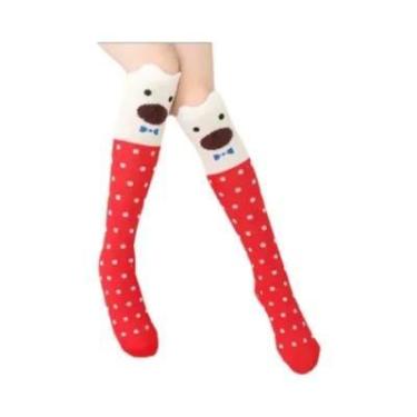 Imagem de Meias Altas De Algodão Com Estampa De Animais Para Meninas 2024, Estil