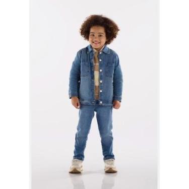 Imagem de Jaqueta Infantil em Jeans com Elastano Up Baby-Masculino