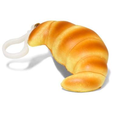 Imagem de Chaveiro De Espuma Macia Fofoflex Clip On Mega Mix - DTC, Croissant