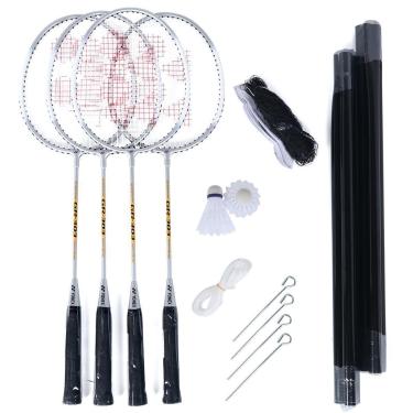 Imagem de Kit Badminton Yonex GR-303 com 4 Raquetes e 2 Petecas-Unissex