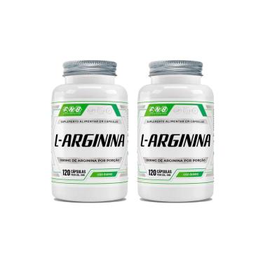 Imagem de Kit 2 L-Arginina FNB 1300mg 2x120 cápsulas Flora Nativa-Unissex
