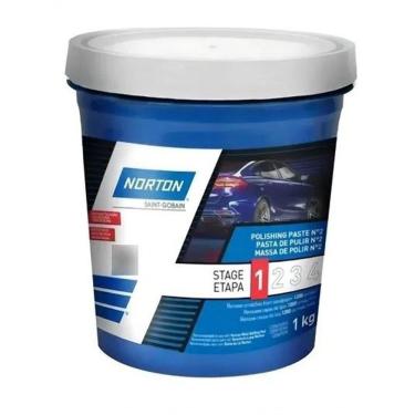 Imagem de Massa de Polir Automotiva No 2 Liquid Ice Ultra Base Água para Acabamento e Brilho Branco 1 kg