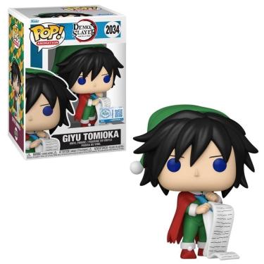 Imagem de Boneco Funko Pop! Demon Slayer Giyu Tomioka (roupa Natalina)