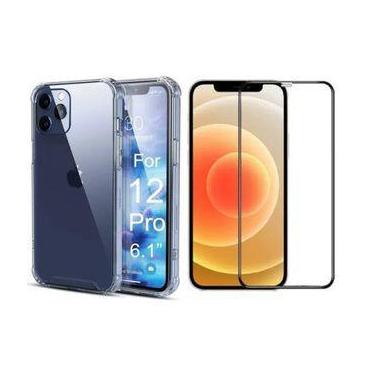 Imagem de Kit Capa Case Capinha Anti Impacto + Película 3D 5D 6D 9D Borda Protet