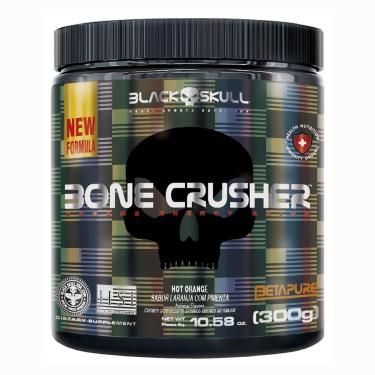 Imagem de Bone Crusher Nova Fórmula - 300g Hot Orange - Black Skull-Unissex