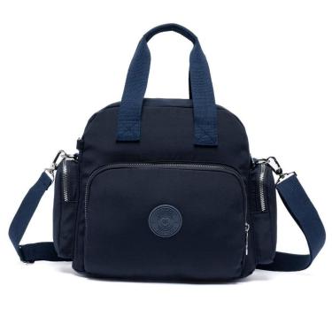 Imagem de Bolsa Transversal Feminina Espaçosa USB Trabalho Multifuncional Reforçada Faculdade-Fem...