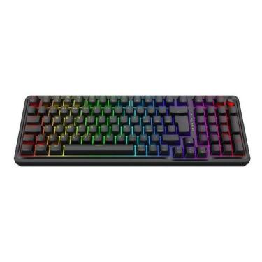 Imagem de Teclado Mecânico Gamer Redragon Eisa Pro K686-RGB-PRO  Tri-Mode, Gaske