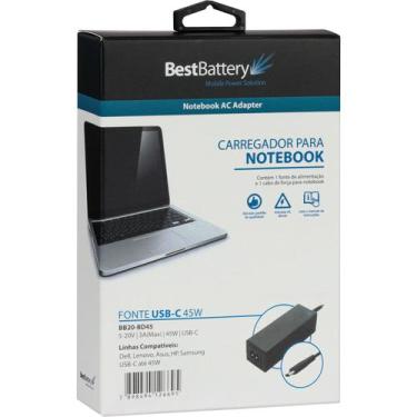 Imagem de Fonte Carregador para Notebook USB-C Dell Latitude 12 7275 - BestBatte
