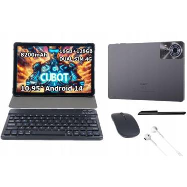 Imagem de Tablet Telefone Cubot Tab 70 4g 16gb 128gb Dual-sim + Mouse+teclado
