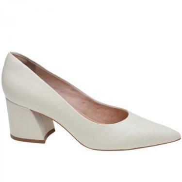 Imagem de Scarpin Feminino Tabita 7691670cl Off White, Off white, 36