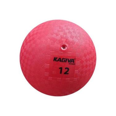Imagem de Bola de Iniciação N12 em Borracha para Atividade Física Infantil Verme