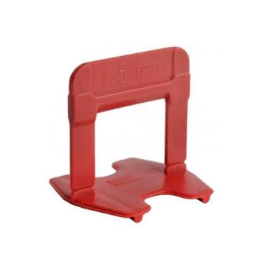 Imagem de Espaçador Nivelador Master para Pisos e Revestimentos 1,5mm Kit 50 Uni