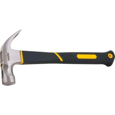 Imagem de Martelo de Unha 29mm Magnético 35.89.500.290 com Cabo em Fibra e Borracha para Serviços Gerais Vonder