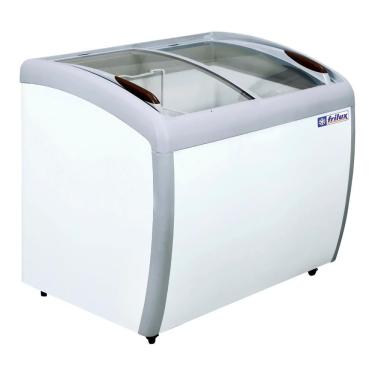 Imagem de Freezer Horizontal Frilux Degelo Manual 260L Vidro Curvo RF-106-C Branco 220V