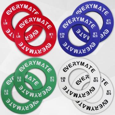 Imagem de Conjunto de Anilhas Fracionadas EVERYMATE 8 Micro 0,25-1LB