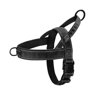 Imagem de Colete Tático Reforçado Ajustável E Acolchoado Para Cães De Raça Grand