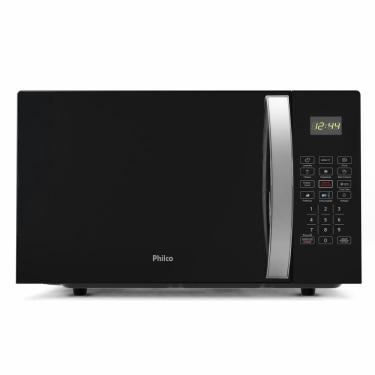 Imagem de Micro-ondas de Bancada Philco PMO30P 28L 1100W com Limpa Fácil e Receitas Pré-programadas Preto 110V