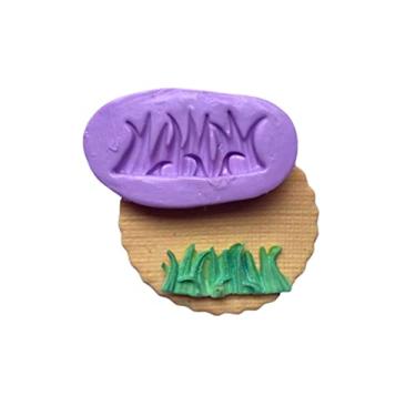 Imagem de Confeitaria dos moldes, F771 MOLDE DE SILICONE GRAMA CONFEITARIA ARTESANATO