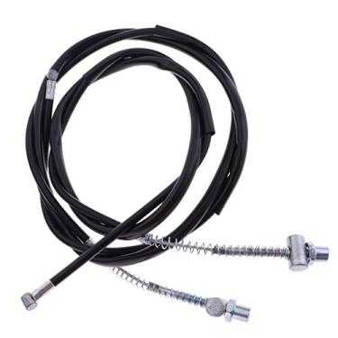 Imagem de Kesoto Kit de cabo de freio dianteiro e traseiro para Yamaha PW50 Motocicleta Dirt Bike Motocross Street Bikes (preto)