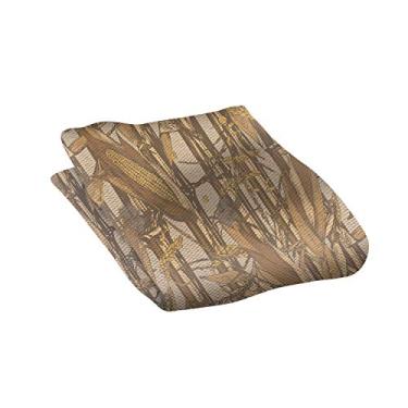 Imagem de Allen Company Vanish Camo Burlap, material de persiana de caça sem brilho, 3,5 m C x 137 cm L, cinto natural e de grão